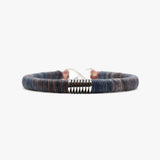 Byron Bracelet | Sterling, Leather | 7mm