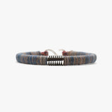 Byron Bracelet | Sterling, Leather | 7mm
