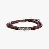 Matte and Polished Czech Glass Double