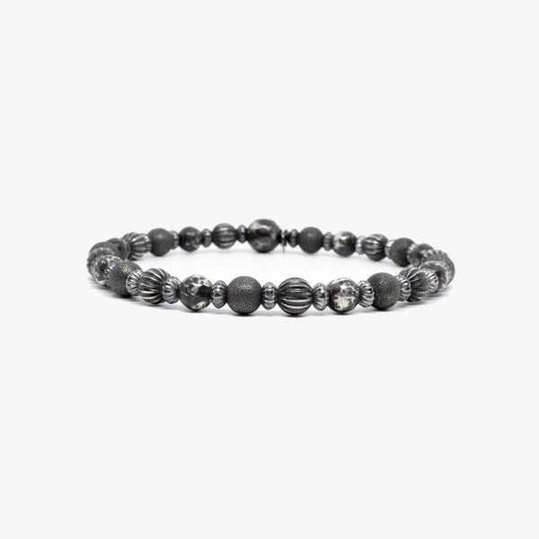 Multi Texture Sterling Beads