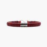 Byron  Bracelet | Sterling, Leather | 7mm