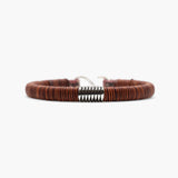 Byron  Bracelet | Sterling, Leather | 7mm