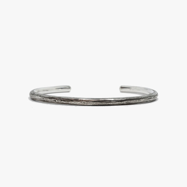 Rippled Sterling Silver Cuff