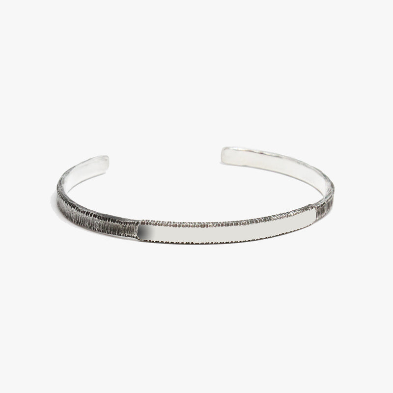 Etched and Polished Cuff
