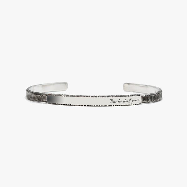 Etched and Polished Cuff