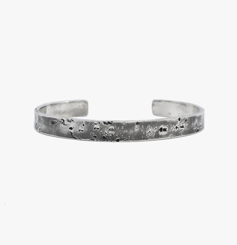 Distressed Sterling Wide Cuff