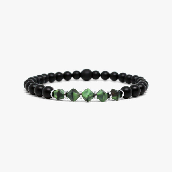 Bicone Czech Glass, Black Onyx