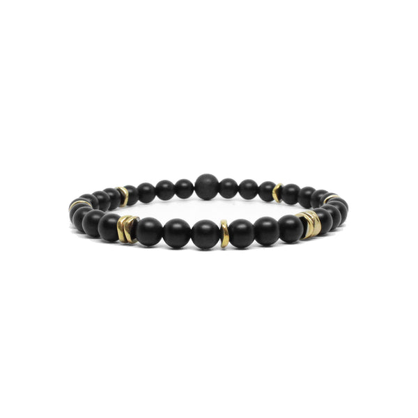 Black Onyx, Gold Hematite