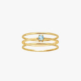 Topaz and 14K Gold