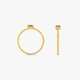 Peridot and 14K Gold