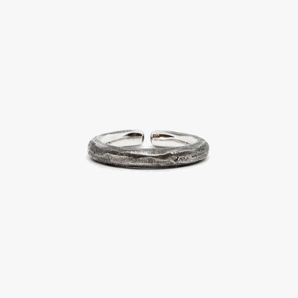 Rippled Sterling Silver Ring