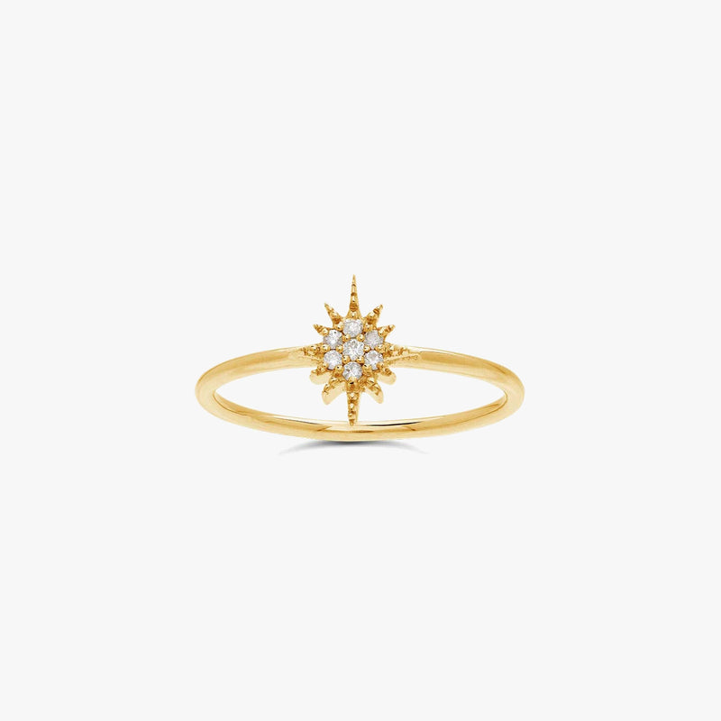 North Star, 14K Gold and Diamonds