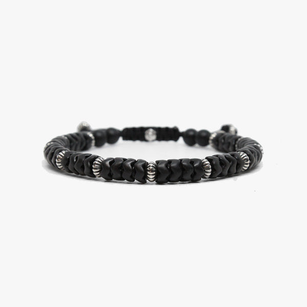 Snake Beads, Sterling Details