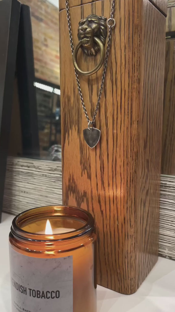 Sterling Guitar Pick Necklace