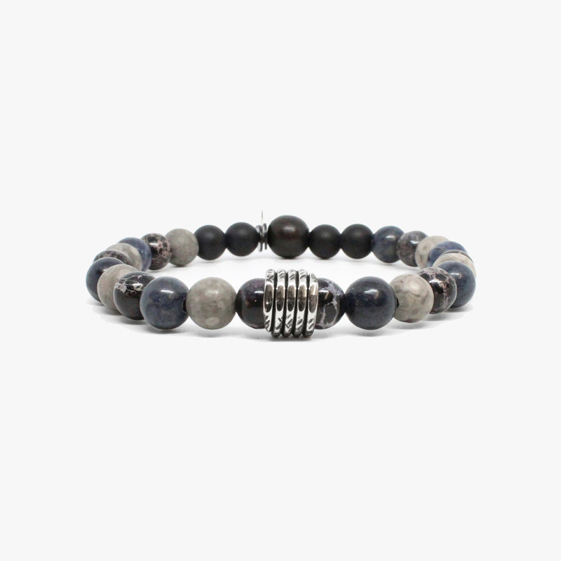 Gemstone, Handmade Sterling Coil