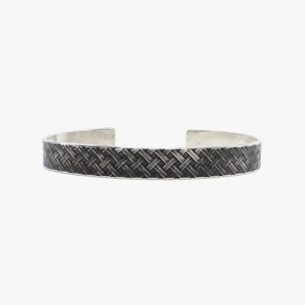 Antiqued Crosshatch Cuff