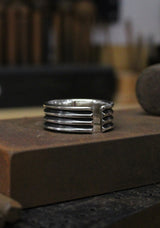 Knife Edge Sterling RIng