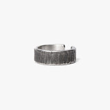 Etched Sterling Silver Ring