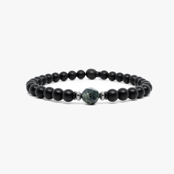 Faceted Gemstone, Black Onyx